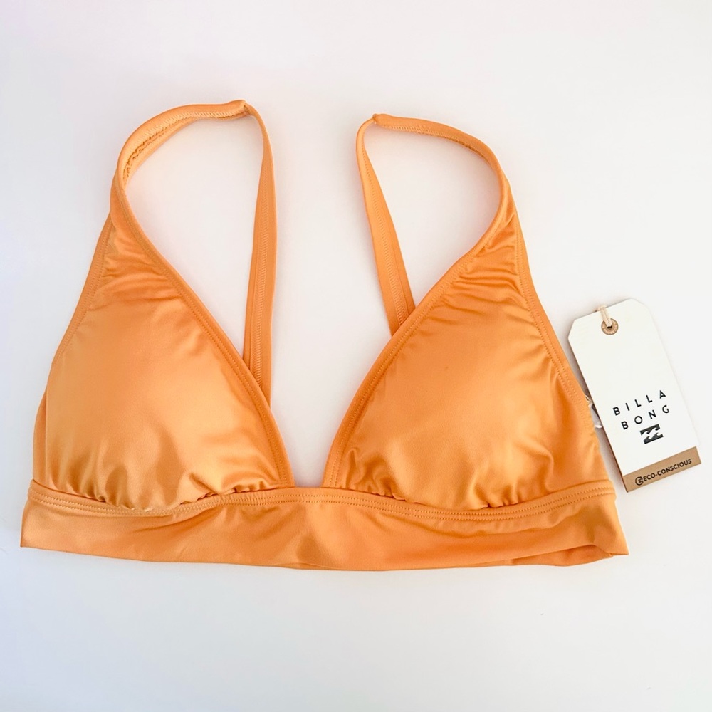 Billabong Eco-Conscious Orange Bikini Top
